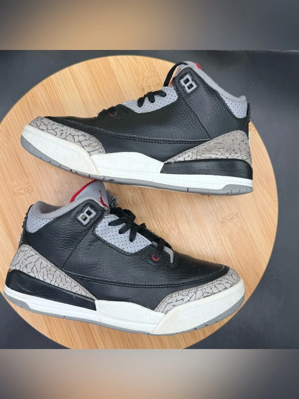 Nike Air Jordan 3 Retro (GS) “Black Cement” Youth Sz 3Y